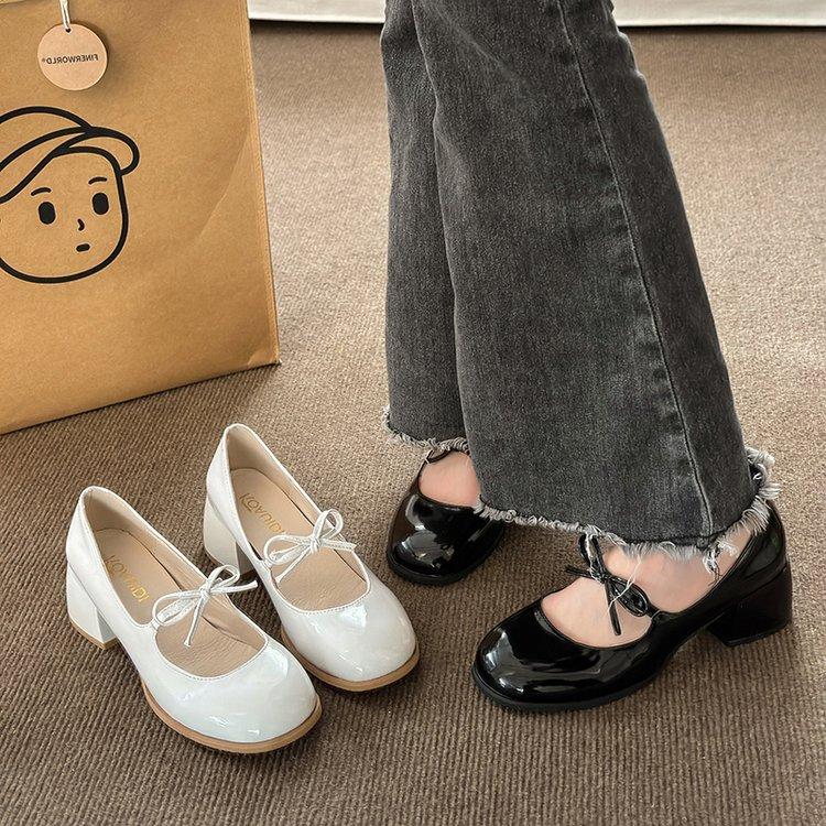Туфли женские на каблуках Мэри Джейн на платформе Туфли Лолита на каблуках Туфли-лодочки Женские туфли на высоком каблуке в японском стиле для девочек в винтажном стиле