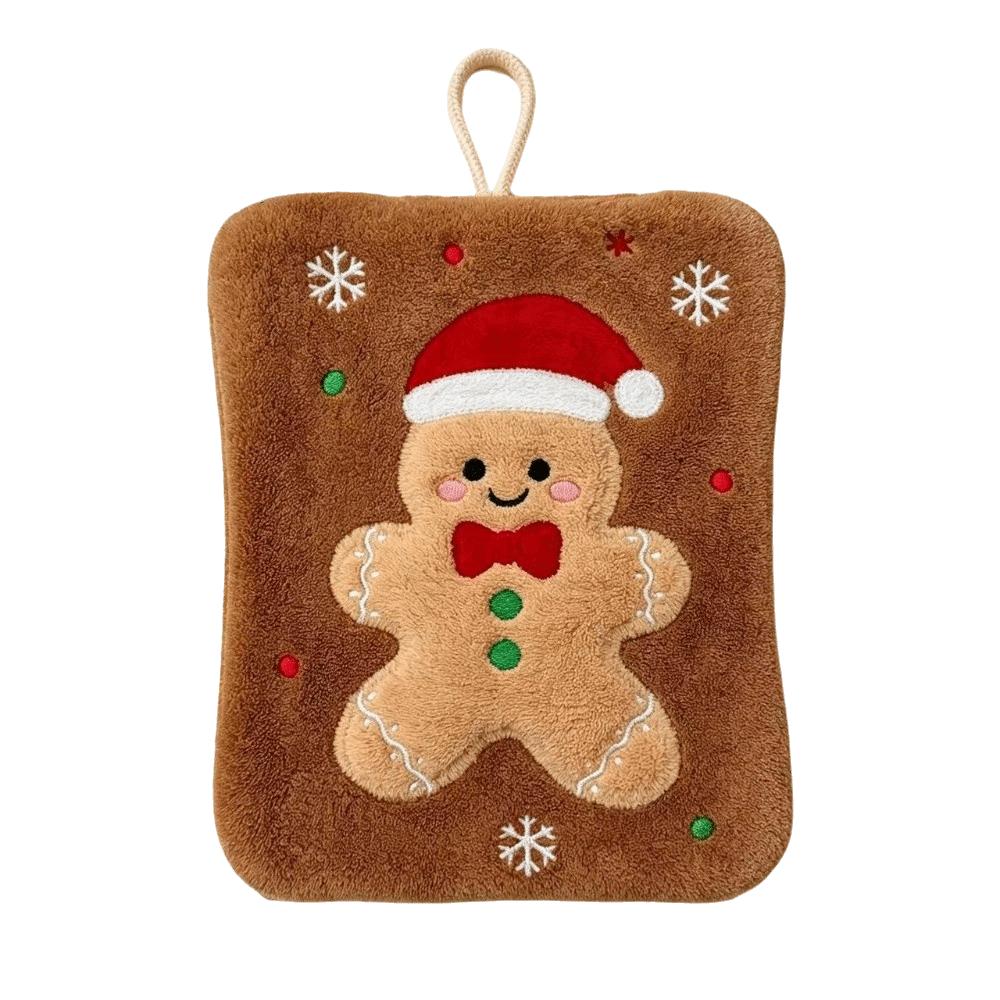 Quick-drying Santa Claus Hand Towel Water Absorption Cleaning Dishcloths  Christmas Decoration