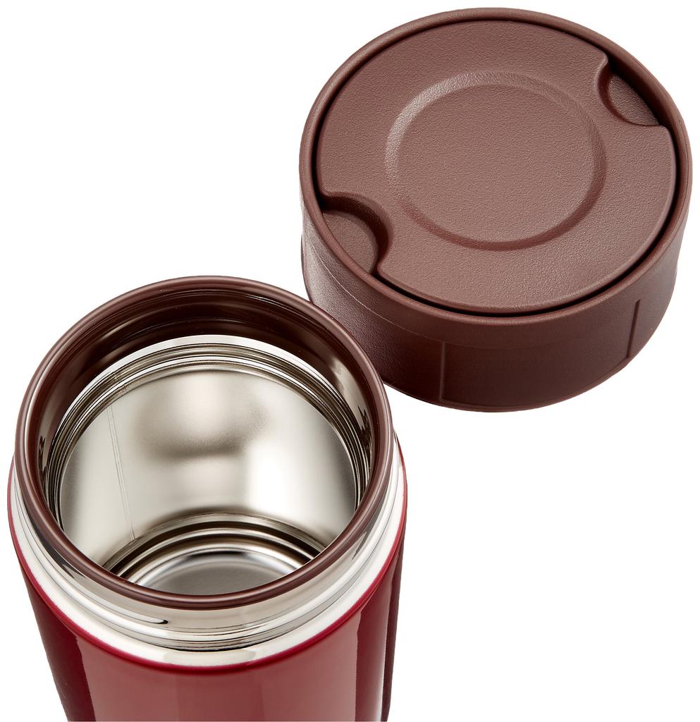 ZOJIRUSHI Stainless Steel Food Jar 550ml Clear Red SW-HC55-RC