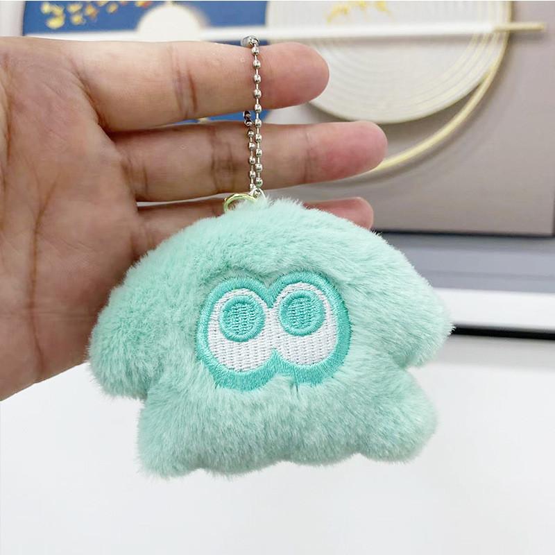 Colorful Squid Plush Keychain With Pp Cotton Filling Charming Backpack Decoration