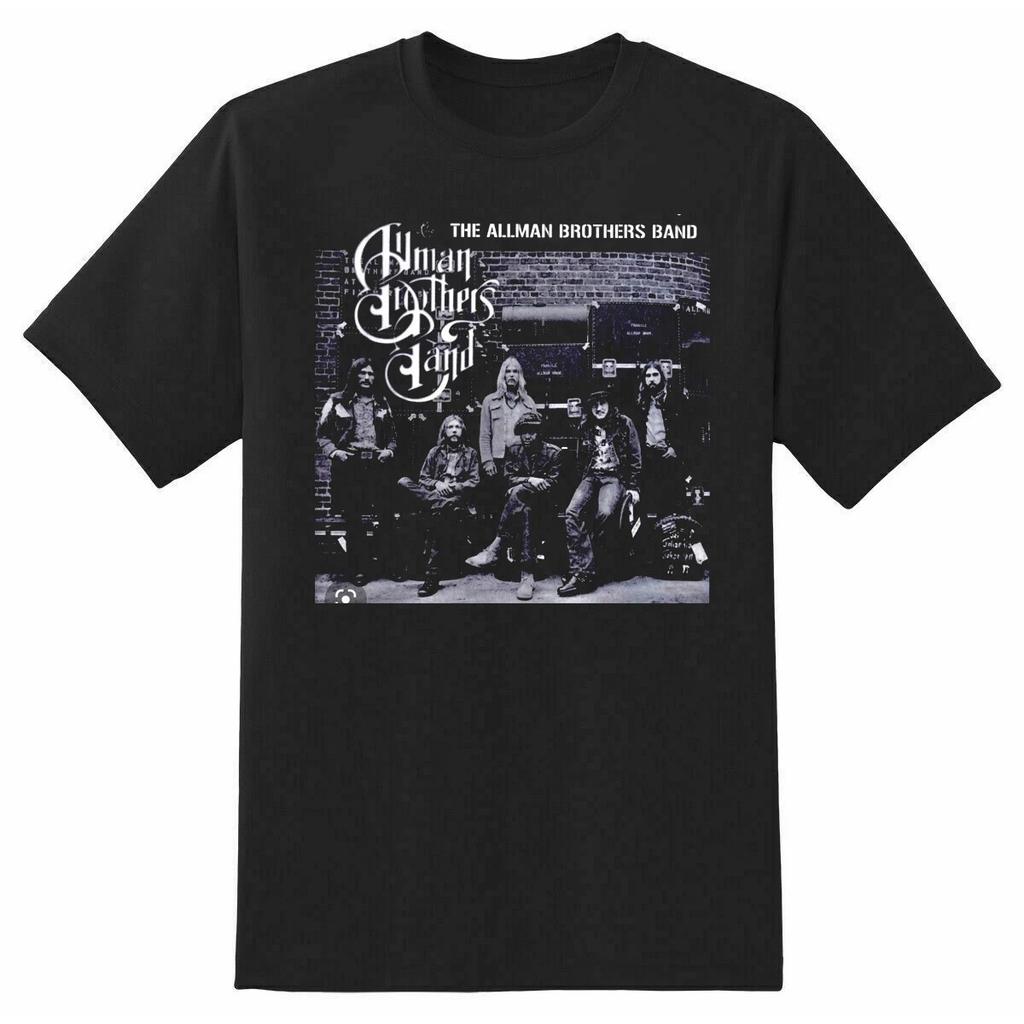 Summer Hot Selling The Allman Brothers Band Tshirt Black Unisex All Sizes Mens Round Neck Tshirt