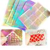 3 Sheet Nail Art Transfer Stickers Decal 3D Design Manicure Tips Decoration Tool
