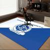 1PC Blue And White Queens Park Floor Mat for Living Room, Game Rooms, Office, Bedroom, Office Floor Mat Playful Design, Christmas fan gifts