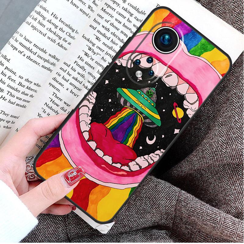 Эстетичный Мультяшный Инопланетный Космический Чехол Для Honor Magic 8 7 6 Pro Honor X9d X9c X9b X9a X8b X8c Win 50 70 90 200 400 Lite Обложка