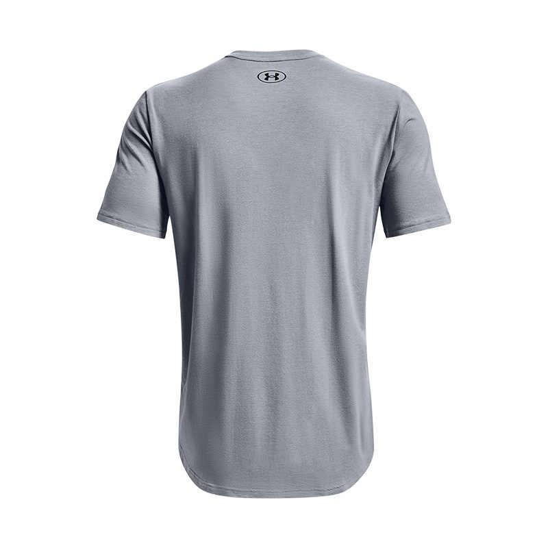 Under Armour Мужская футболка серая с втачным рукавом 1367121-035