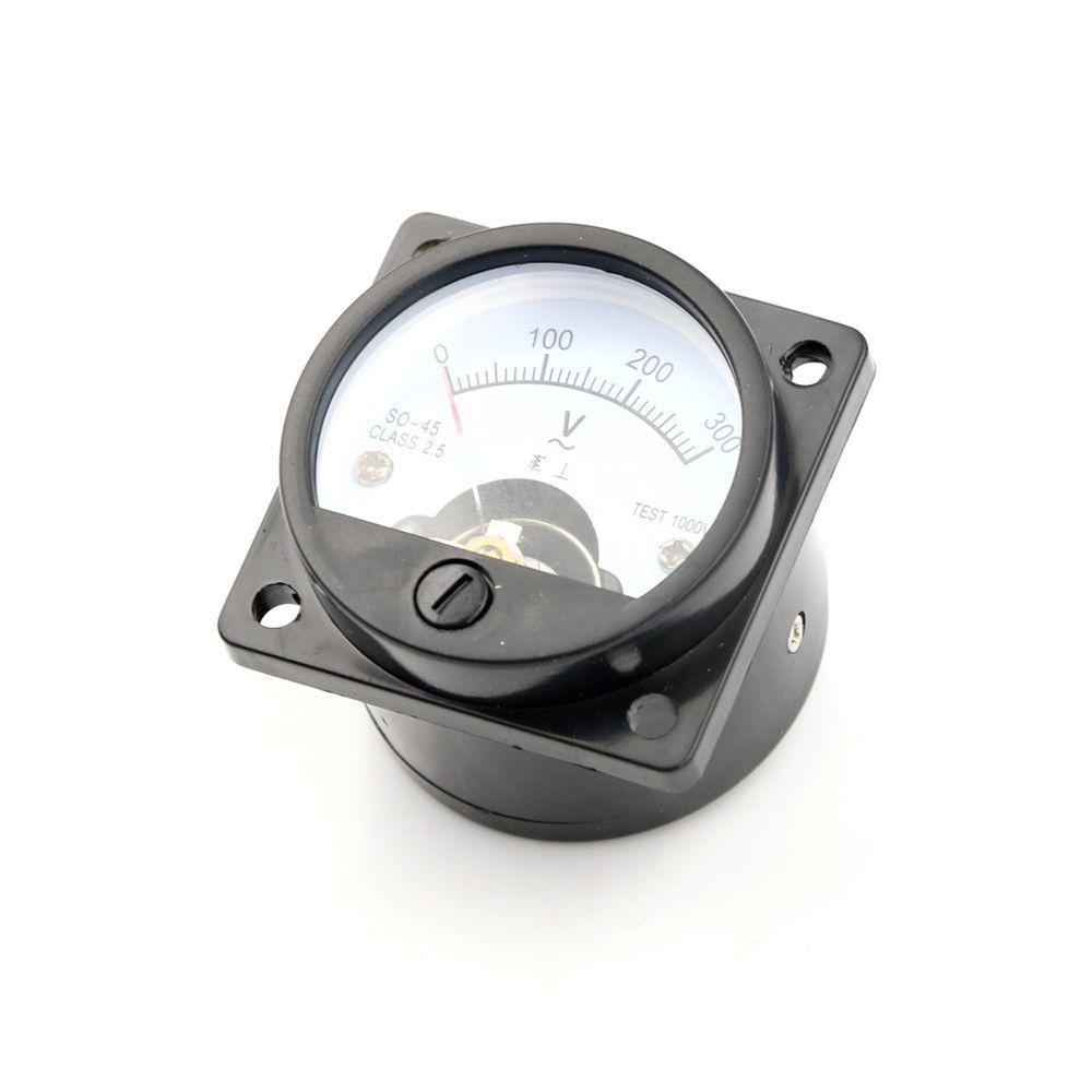 Voltmeter AC 0-300V Analog Dial Round Voltmeter Gauge Volt Tester Voltmeter Pointer Voltmeter
