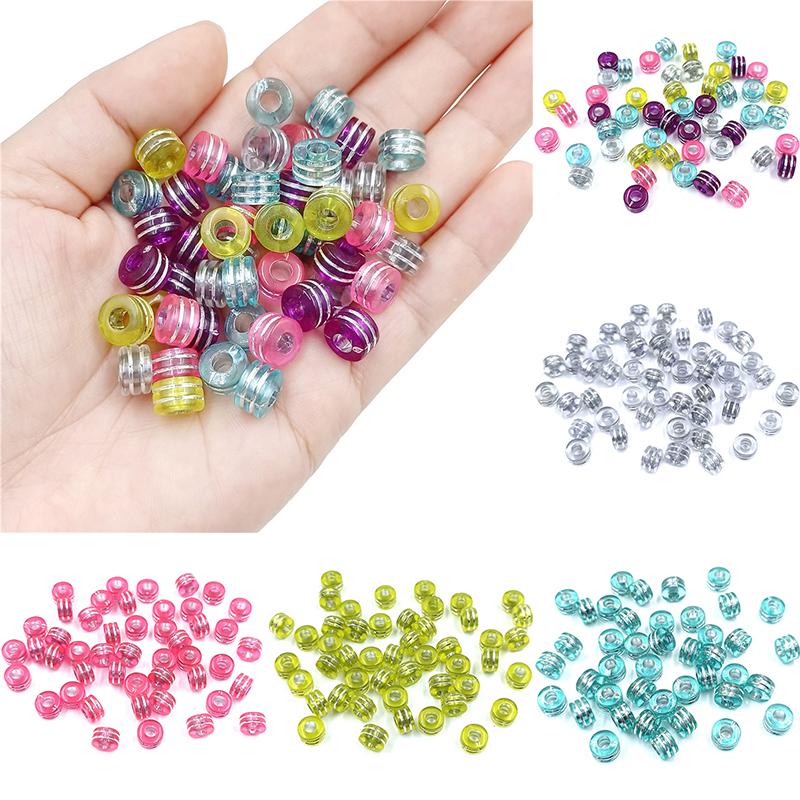 Home Party Supplies Pendant Bead Cylinder Beads Beads DIY Bracelet Jewelry Making Findings Loose Beads Necklace Bracelet Jewelry Making