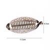 Elegant DIY Banana Clips Fish Shape Rhinestone Women Hair Claws Hair Clips Hairpins Fish Clip