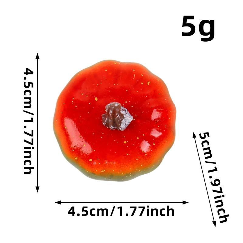 Simulation Vegetables Halloween Harvest Foam Pumpkin Restaurant Window Decorations Thanksgiving Photo Props