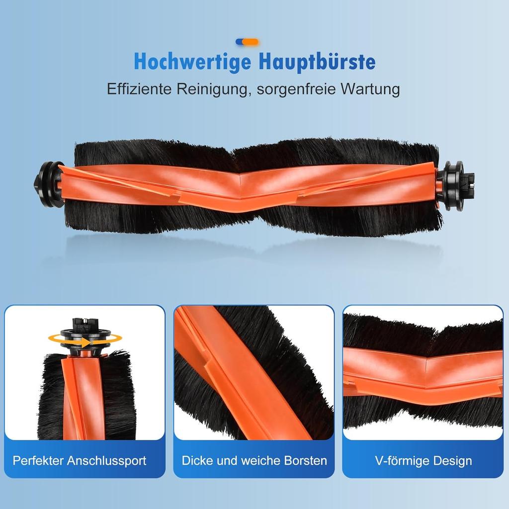 Для робота-пылесоса Xiaomi S20+ / S10 Plus / B108GL / B105 / B108CN B113CN Запасные части Фильтр Основная Боковая щетка Насадка для швабры Аксессуары