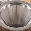 Stainless Steel Coffee Filter Over Portable Reusable Small And Light Compact Cone Dripper Hot Water Durable New