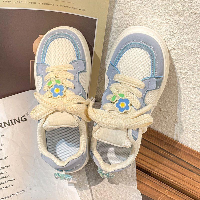 2024 Новые сетчатые дышащие повседневные туфли женские кроссовки в стиле кампуса легкие и удобные кроссовки для бега и спорта женские