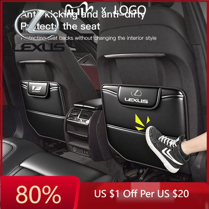 WDM2 2026 Hot Interior Stickers Lexus Car Seats Leather Anti Kick Pad Seat Protection Cushion For Lexus F SPORT ES RX NX LS UX LM LX
