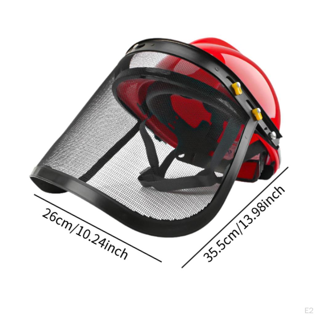 Защитная сетка для лица, защитный козырек для ландшафтного дизайна, регулируемый, полный защитный