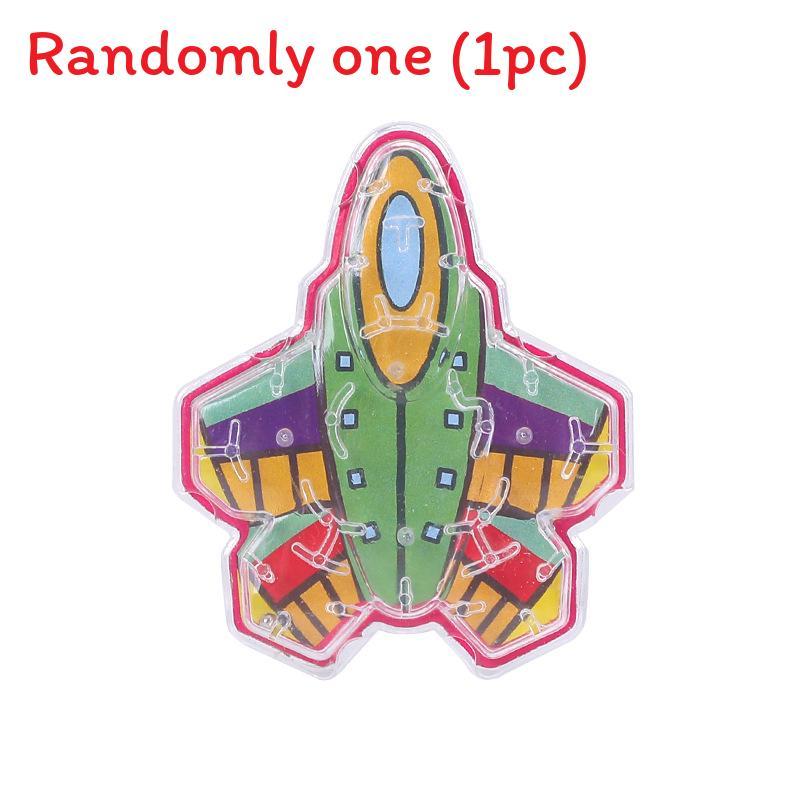Childrens Marble Plastic Bead Maze Toy With Aircraft Shape For Fun Educational