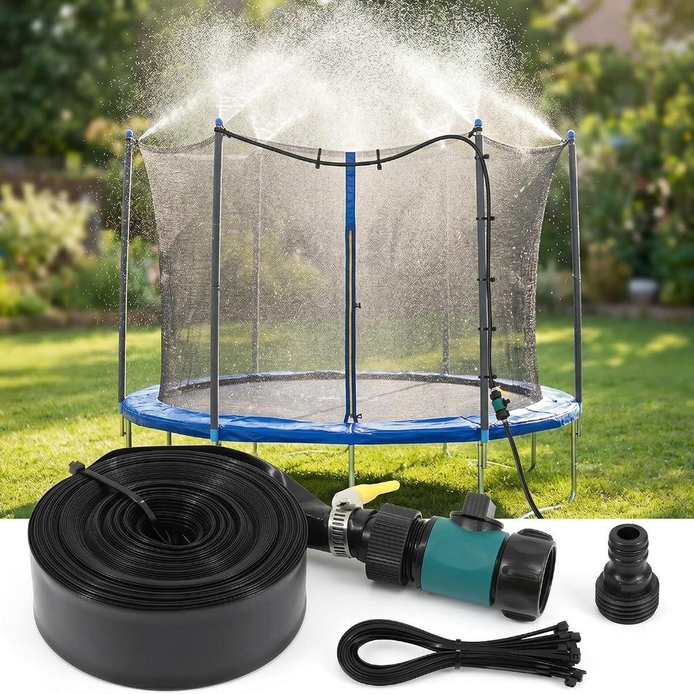 8/10/12/15m Garden Sprinkler Drip Irrigation Water Ring Trampoline Sprinkler Courtyard Lawn