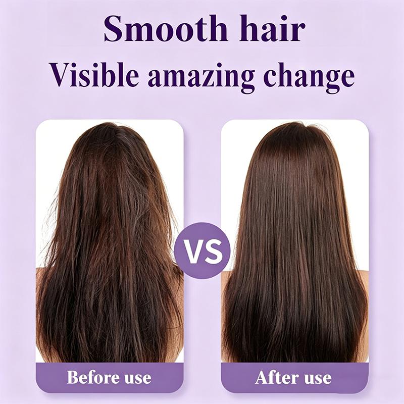 Electric Hair Straightening Comb Curling Brush Multi Use Heated Styling Tool For Home Beauty Routine