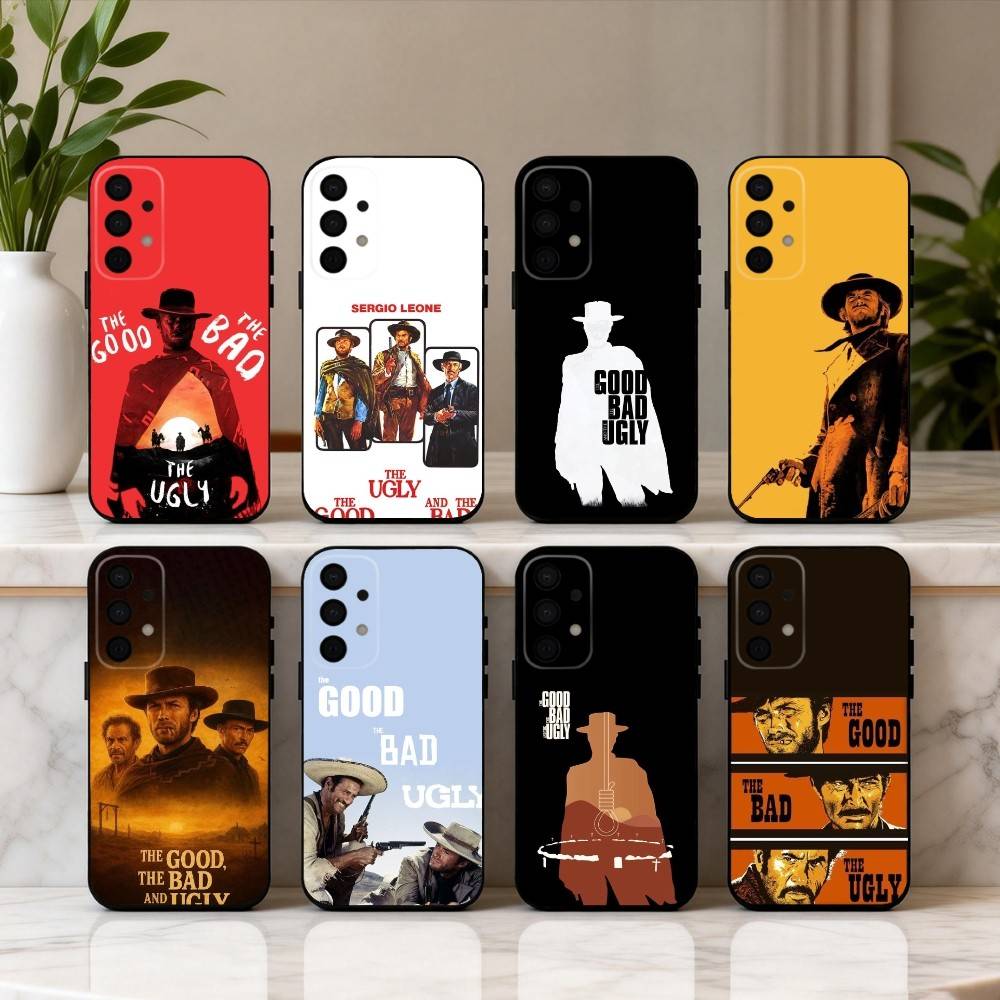 ЧЕХОЛ ДЛЯ ТЕЛЕФОНА MOVIE T-The G-Good the Bad and U-Ugly Для Samsung Galaxy A73,A72,A71,A70,A53,A52,A51, Мягкий Силиконовый Черный Чехол