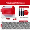 Gibberish Confidential Information Smearing Privacy Protection Stamp