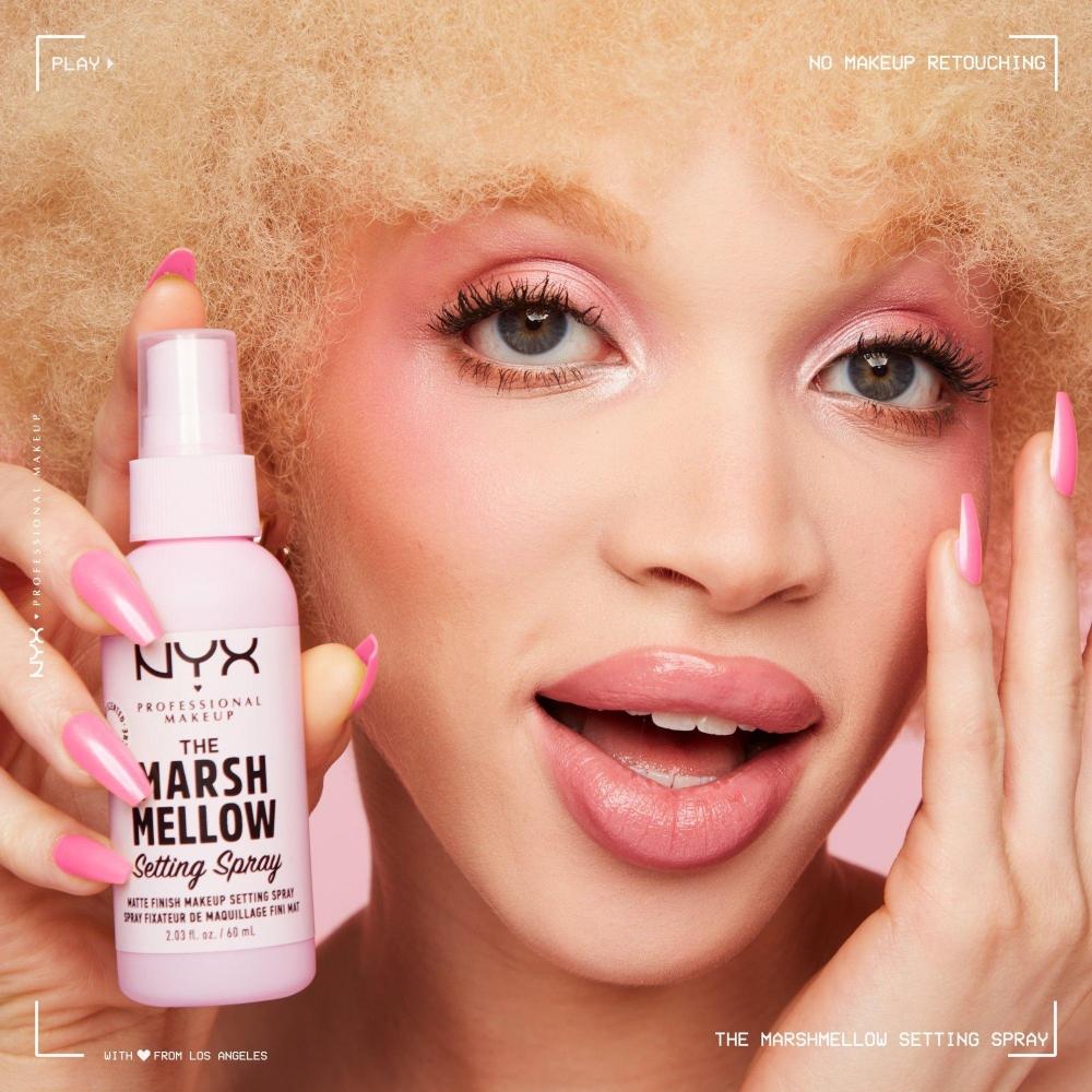 Nyx Professional Makeup Marsh Mellow Матовый фиксирующий спрей 2,03 унции