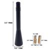 Black Universal 8CM Car Antenna AM/FM Radio Mast with Screw