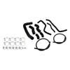 Silicone Radiator coolant Hose Fit For Suzuki SV 650 SV650 2016-2025 Black