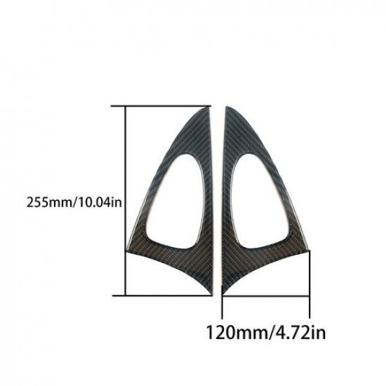 For Toyota Camry 2007-11 Carbon Fiber Interior Front Door Handle Cover Trim 2Pcs