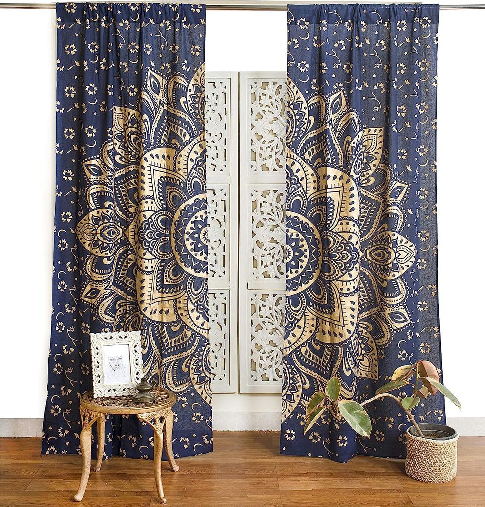 Мандала Йога Любовь Индийский Хиппи Богемный Роскошные Шторы Европейская Гостиная Спальня Кухня Украшения Оконные Украшения