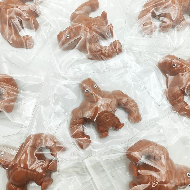 Итальянская Tung Tung Tung Sahur Игрушка-антистресс Tralalero Tralala Мозголом Сжимаемая игрушка Сквиши Фиджет Детская Взрослая Игрушка для снятия тревоги