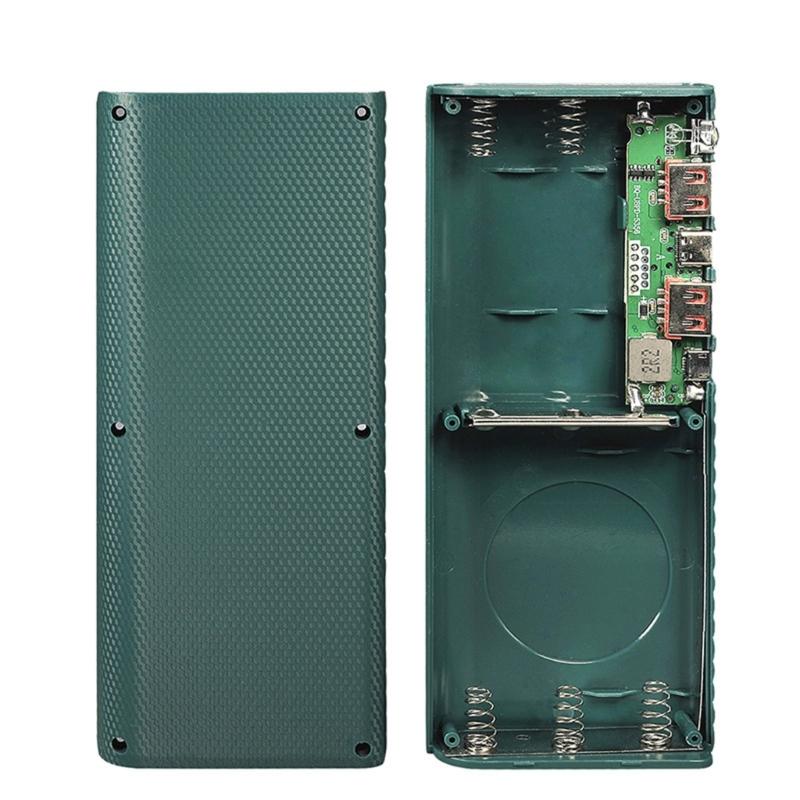 5 слотов для аккумуляторов 21700, съемный батарейный отсек, не требует сварки, различные решения для зарядки устройств