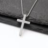 Unisex Trendy Cross Necklace – Simple, Cool Alloy Pendant Jewelry