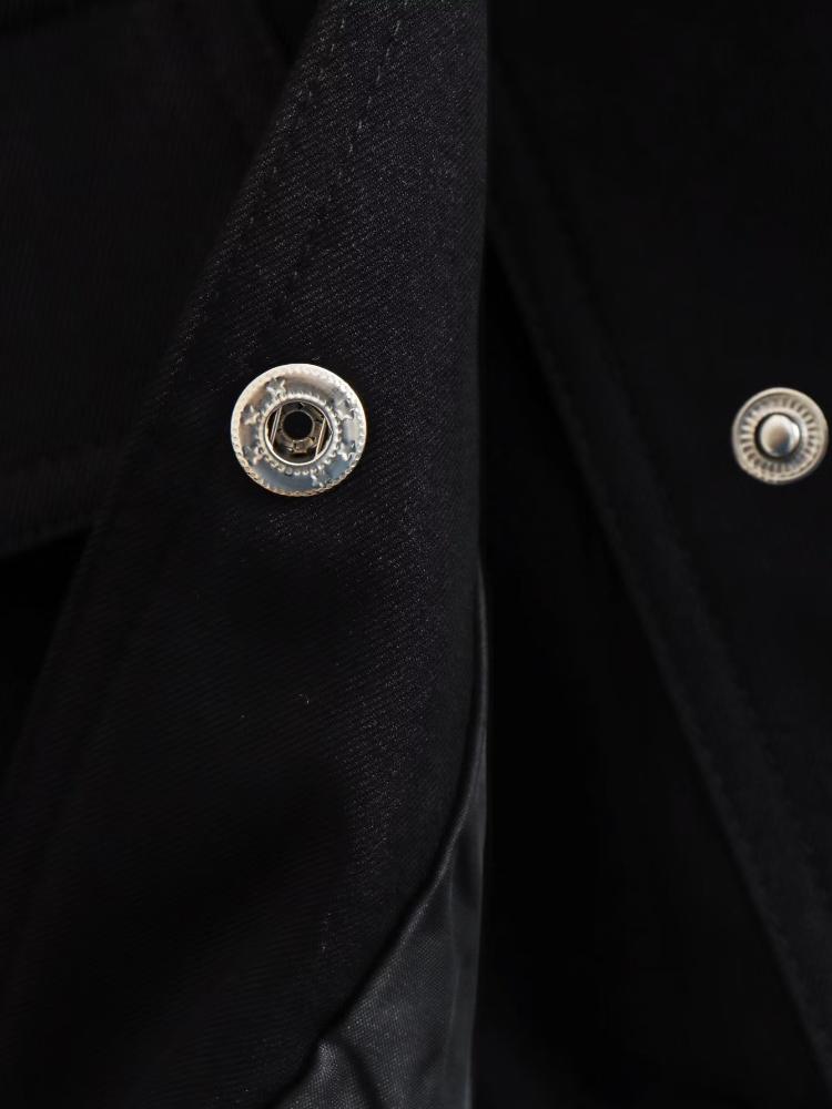 2024 элегантная однотонная уличная куртка женская с длинным рукавом на пуговицах тонкое укороченное пальто женские карманы дизайн повседневные шикарные топы новые