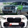 Car Front Kidney Grill Grille Racing Grills Grille Bodykits Tuning For BMW X5 G05 LCI 2023-2024+ Single Slat ABS Gloss Black
