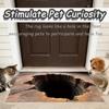 3D Optical Illusion Rug, Test & Play with Dog or Cat, Rug That Looks Like a Hole in The Ground, 3D Realistic Hole Rugs for Door Entrance, Bath, and