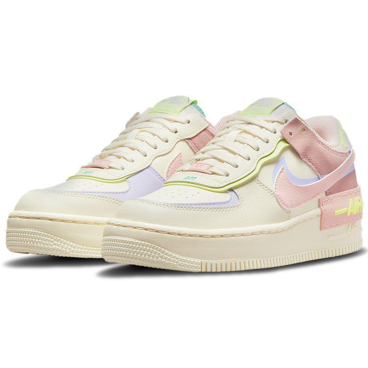 Nike Женские кроссовки Air Force 1 Shadow Cashmere Cream Pure-Violet Pink-Oxford CI0919-700