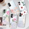 Прозрачный чехол с розовым цветком и цветочным принтом для Xiaomi Redmi Note 12 7 8 9 8t 11t 8 10 Pro 9s 10s 11 11s для Mi 9a 9 9c 9t 10 10c K40
