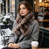Winter Neck Warmer for Women Faux Mink Wrap Scarf Women, Double-Sided Plush Warmer, Warm Gaiter Autumn Thick Fur Collar, Luxury Soft Thickened