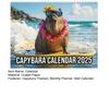 2025 Capybara Wall Calendar 12 Month Planner Capybara Calendar Hanging Animal Monthly Calendar Gift for Capybara Lovers