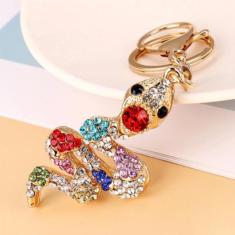 Творческая новинка, милый брелок в виде змеи со знаком зодиака, мультяшное животное, брелок, изысканный рюкзак, украшения, аксессуары, подарки