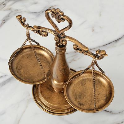 Поднос для показа ювелирных изделий, башня, ожерелье, часы, весы, декоративные ключи для домашнего декора, фермерский дом