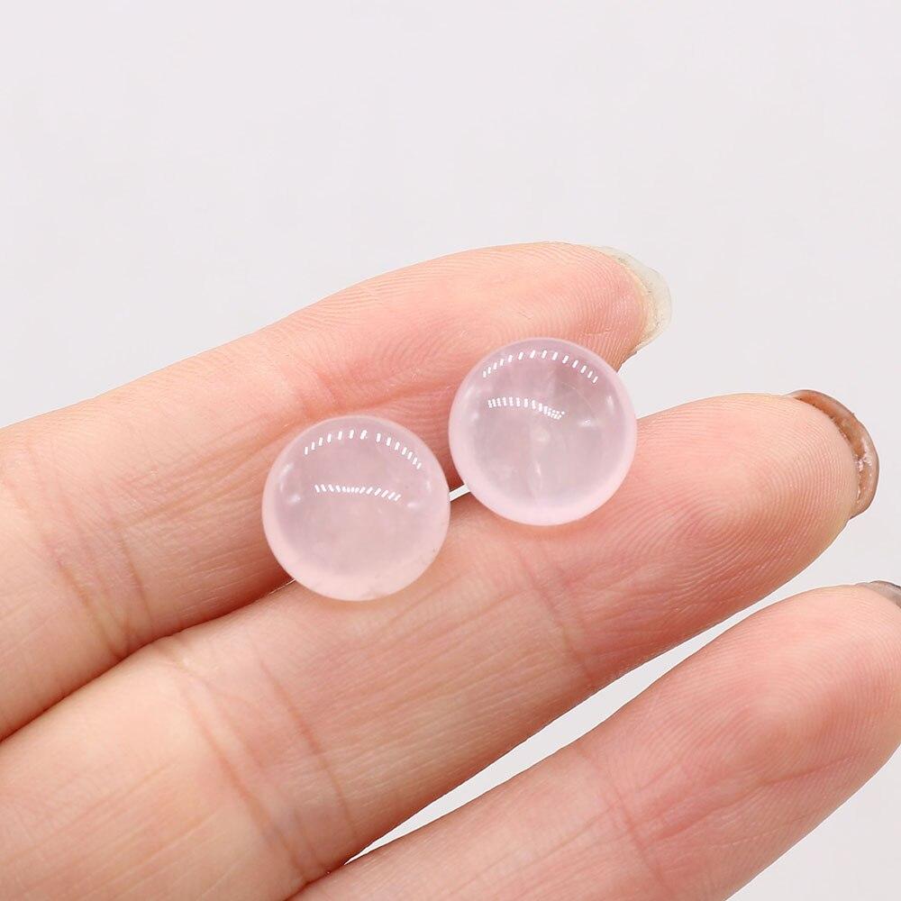 Серьги из натурального камня для женщин, серьги-гвоздики с хлебными бусинами, серьги-гвоздики на свадьбу, день рождения, любовь, романтический подарок