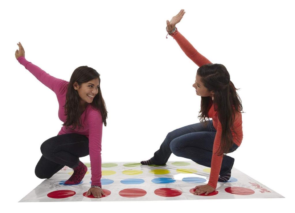 Hasbro Twister Choice и Twister with Air Party Game для детей, игра для тренировок в помещении для детей от 6 лет и старше, для 2 и более игроков, семейная игра, подарок на день рождения 98831