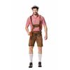 Bavarian Octoberfest German Beer Costume Male Oktoberfest Lederhosen Costume Beer Shirt Suspender Shorts Hat Cosplay Costumes