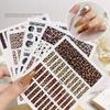 Nail Sticker Vivid 3D Effects Ultra Thin Popular Leopard Sliders Art Decorations Animal Print for Manicure