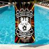Go Ahead Eagles Print Beach Towel Design, Soft, Lightweight. for Home Bathroom, Spa, Pool, Yoga, Surfing, Camping, Gift for Family, Friend