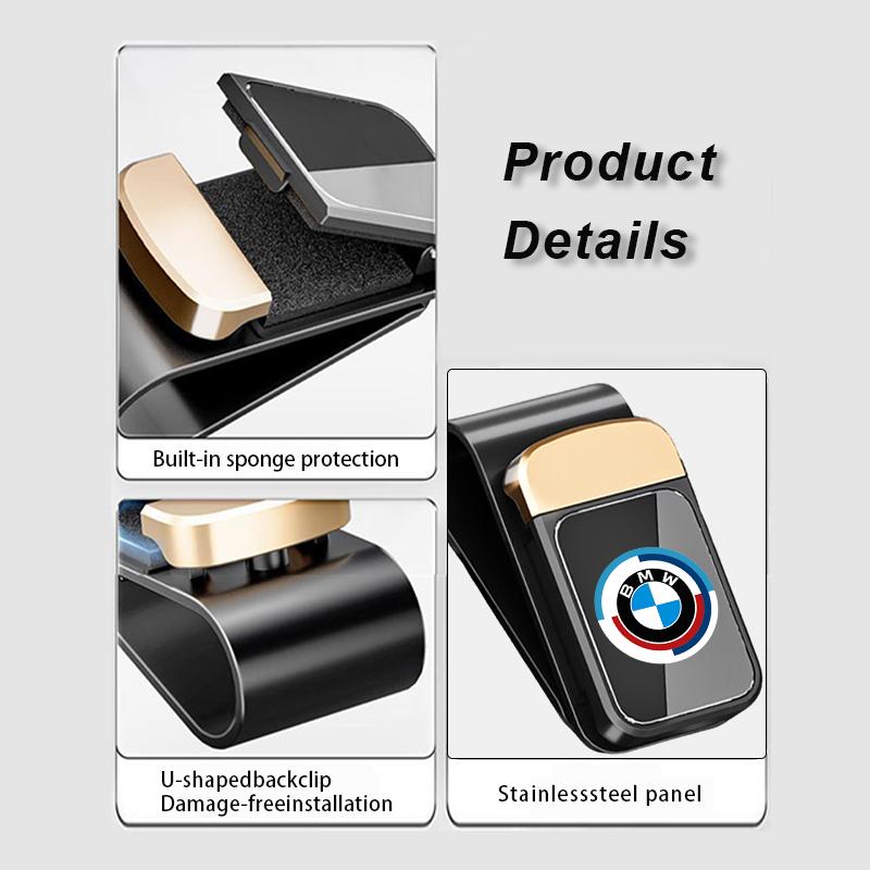 Universal Car Sun Visor Sunglasses Holder Storage Glasses Clip For BMW X1 X3 E39 E46 E30 E36 E87 E60 E90 F26 G02 E70 F15 E53 G05 IK5