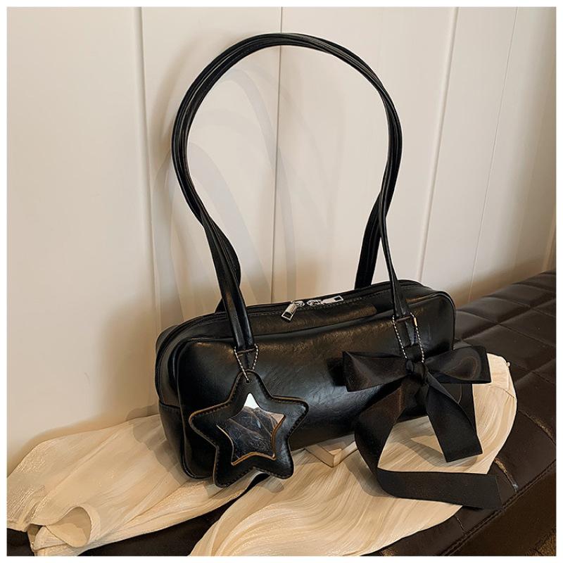 Сумка-подмышка Tooxika Bowknot для женщин, новый стиль, модная универсальная сумка-багет из искусственной кожи большой вместимости