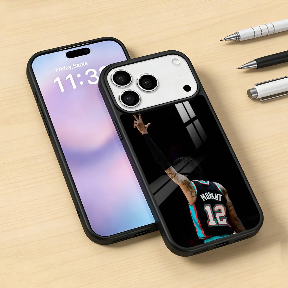 Cool J-Ja M-Morant 12 Phone Case For iPhone17,16,15,14,13,12,Pro,Max,Magnetic For Magsafe Wireless Charging