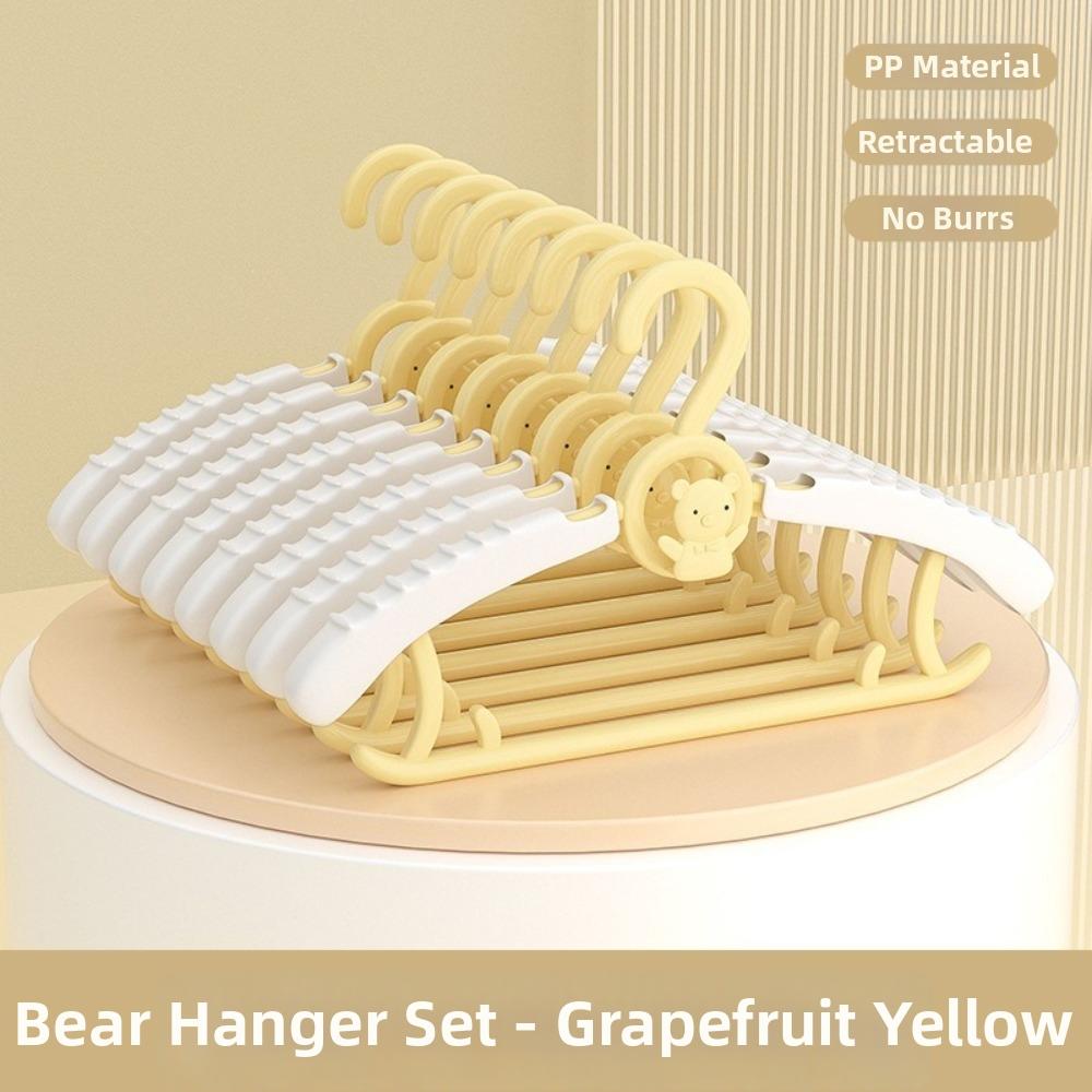 10 Pcs Extendable Baby Clothes Hanger Anti Slip Infant Clothing Hanger  Household Use