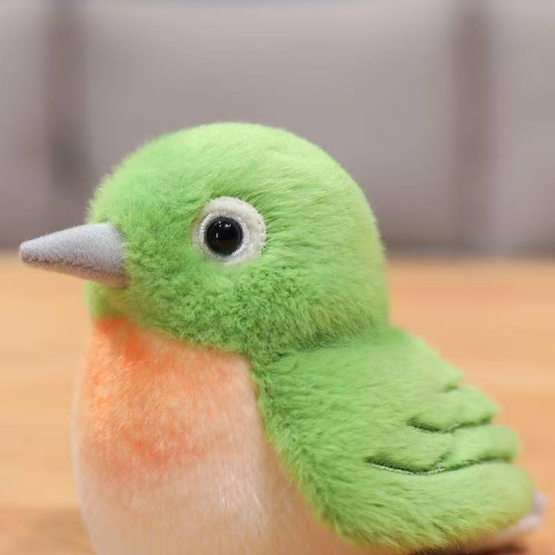 12cm Simulation Bird Doll Kawaii Stuffed Plush Toy Doll Cartoon Anime Cute Gift Doll for Children's Birthdays and Holidays